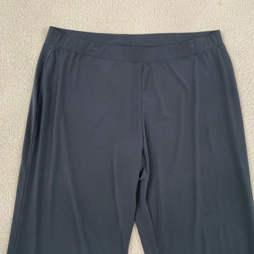 Susan Graver Women's Blue Straight Leg Pants - Picture 2 of 9